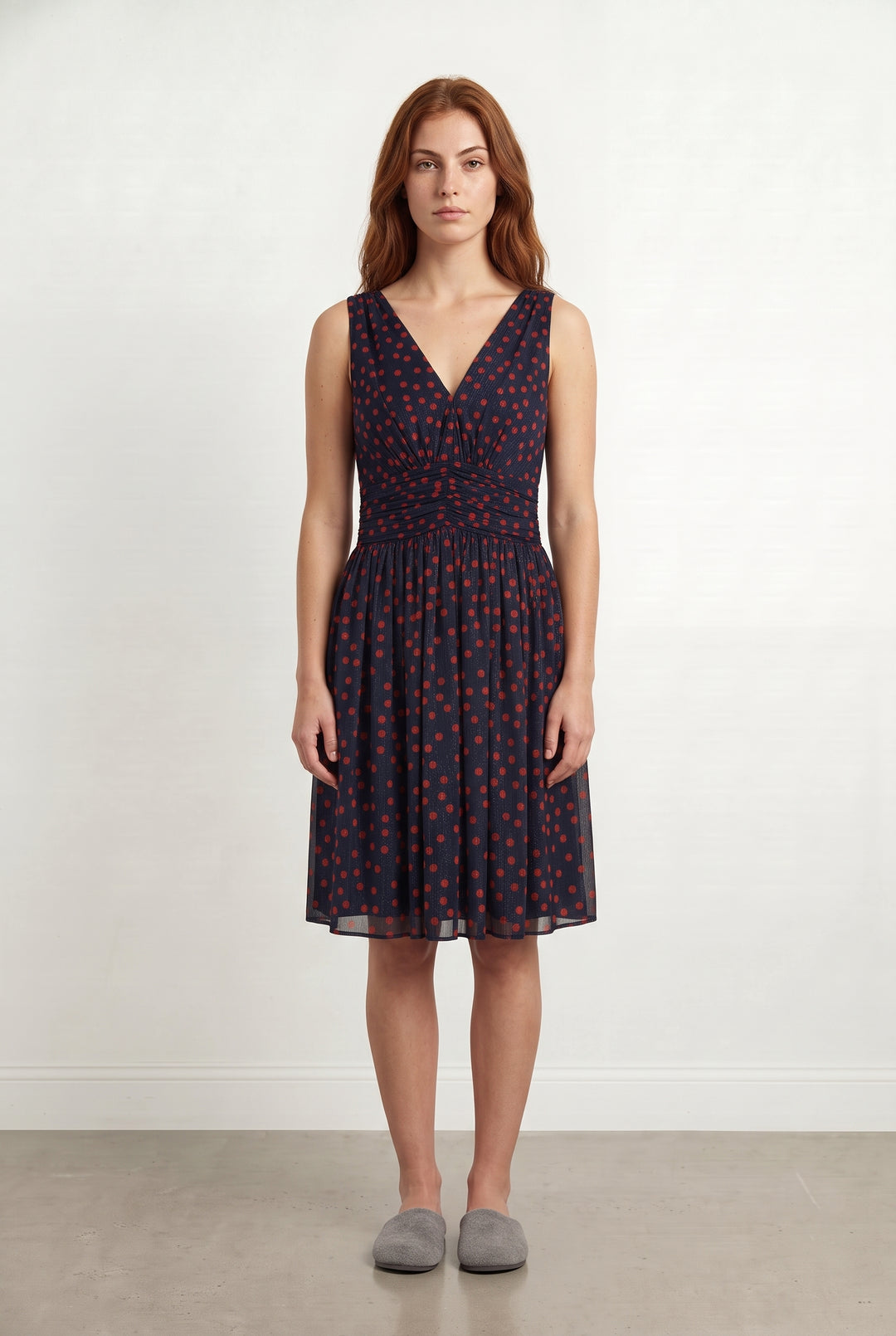 Robe Noire et Rouge - Taille S/36 de la marque La Fée Maraboutée | PARAD113746 - Vendu par Paradigme - Image 1