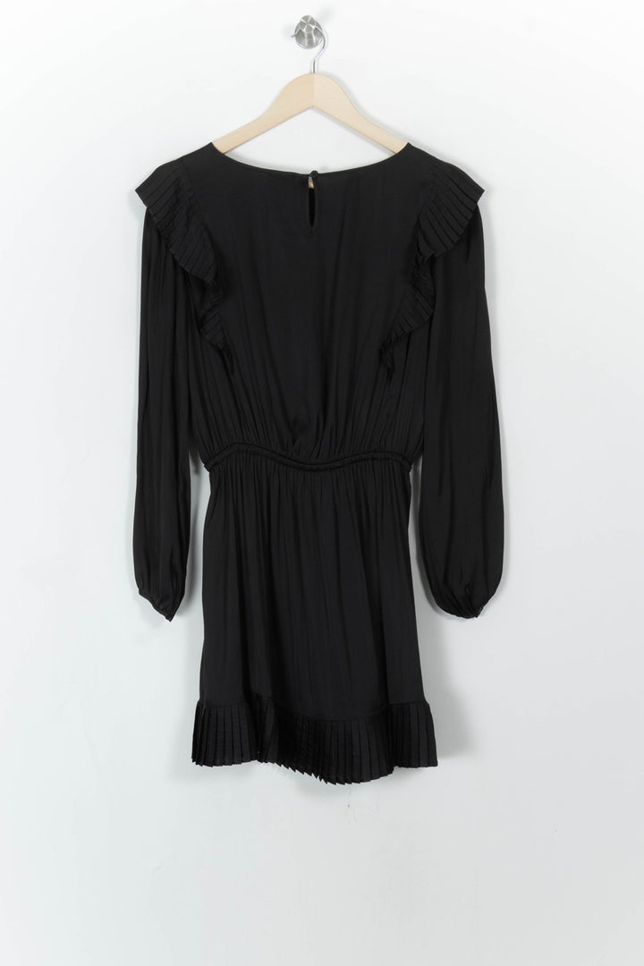 Robe Plissée Noire - Taille L/40 de la marque The Kooples | PARAD113747 - Vendu par Paradigme - Image 5