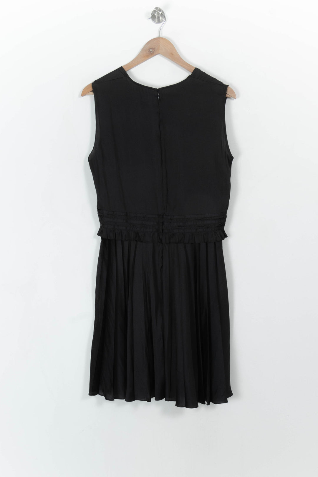 Robe Plissée Noire - Taille L/40 de la marque The Kooples | PARAD113748 - Vendu par Paradigme - Image 5