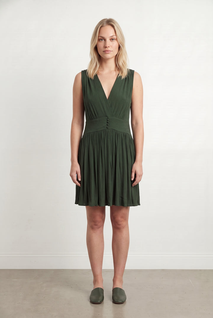 Robe Courte Verte - Taille L/40 de la marque The Kooples | PARAD113749 - Vendu par Paradigme - Image 1