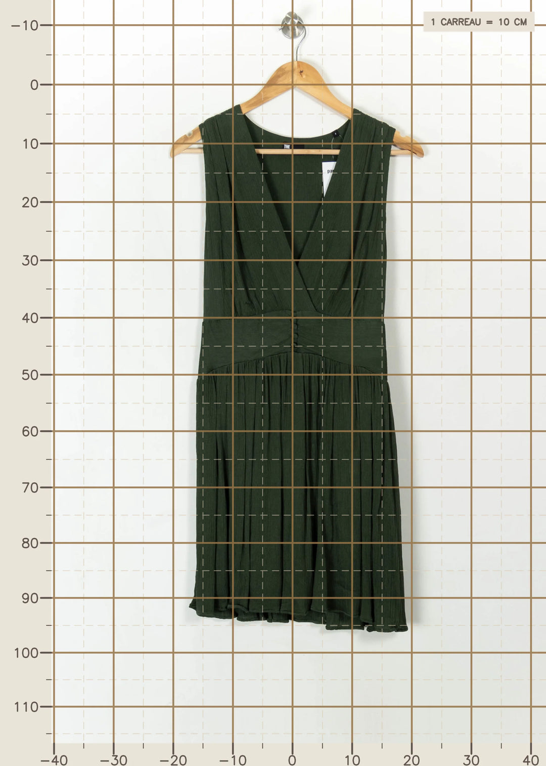 Robe Courte Verte - Taille L/40 de la marque The Kooples | PARAD113749 - Vendu par Paradigme - Image 4