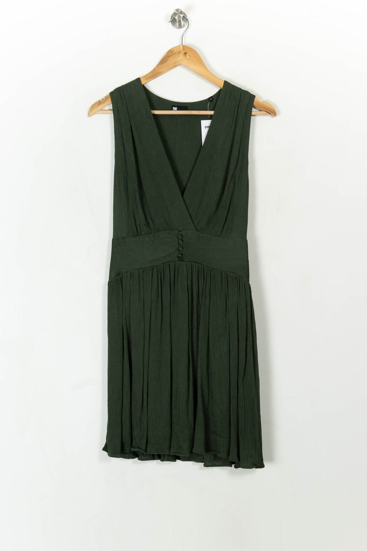 Robe Courte Verte - Taille L/40 de la marque The Kooples | PARAD113749 - Vendu par Paradigme - Image 2