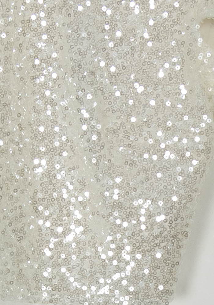 Top Pailleté Blanc - Taille XXL/44 de la marque Maison Lemoine | PARAD113752 - Vendu par Paradigme - Image 3