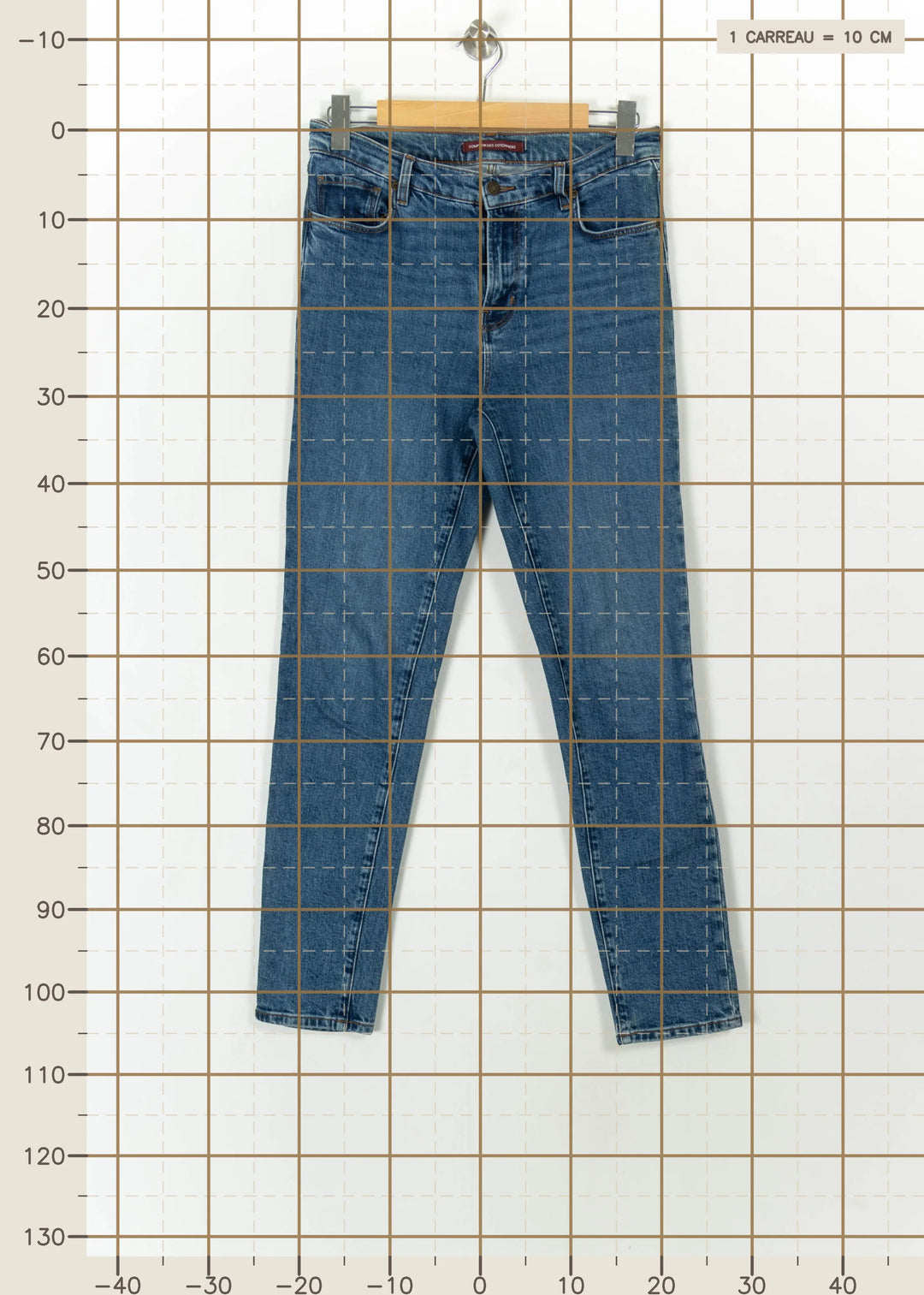 Jean Slim Bleu - Taille XL/42 de la marque Comptoir des Cotonniers | PARAD113755 - Vendu par Paradigme - Image 4