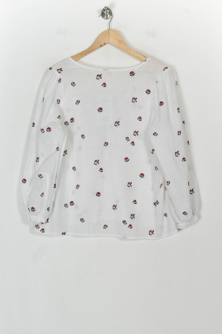 Blouse Blanche - Taille M/38 de la marque Des petits hauts | PARAD113757 - Vendu par Paradigme - Image 5