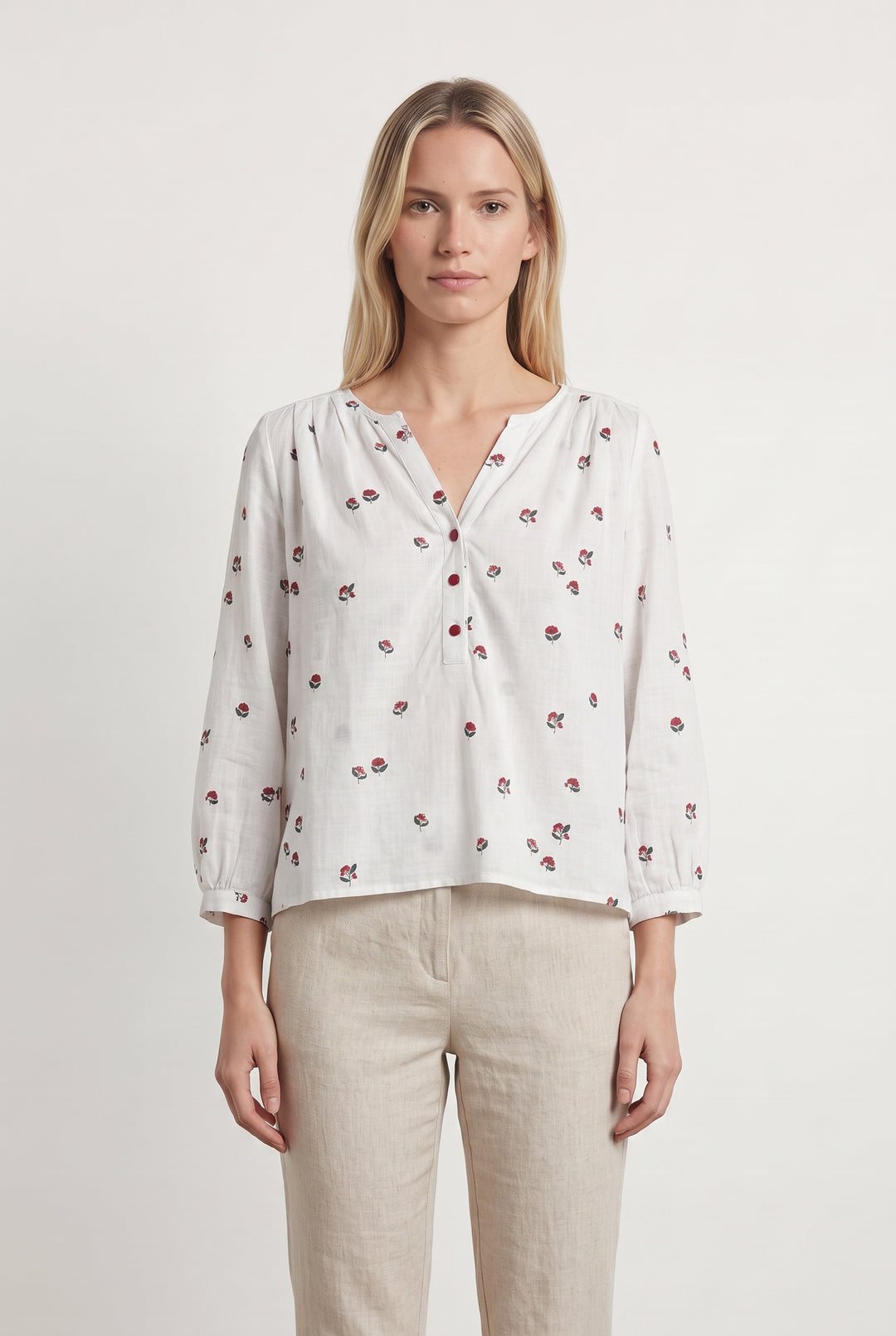 Blouse Blanche - Taille M/38 de la marque Des petits hauts | PARAD113757 - Vendu par Paradigme - Image 1