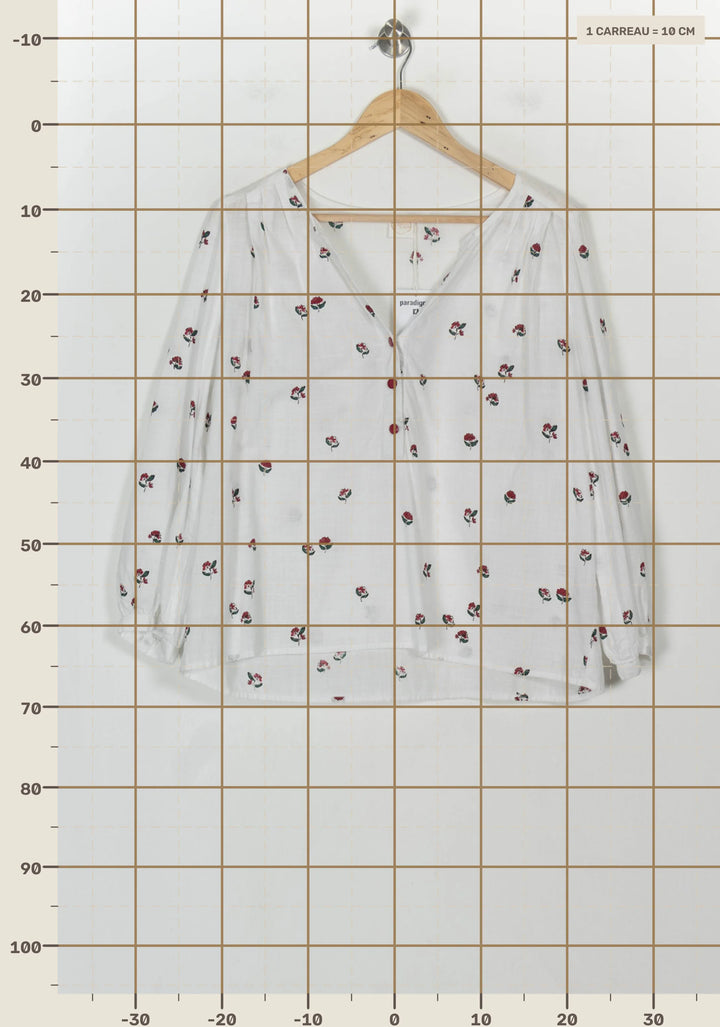 Blouse Blanche - Taille M/38 de la marque Des petits hauts | PARAD113757 - Vendu par Paradigme - Image 4