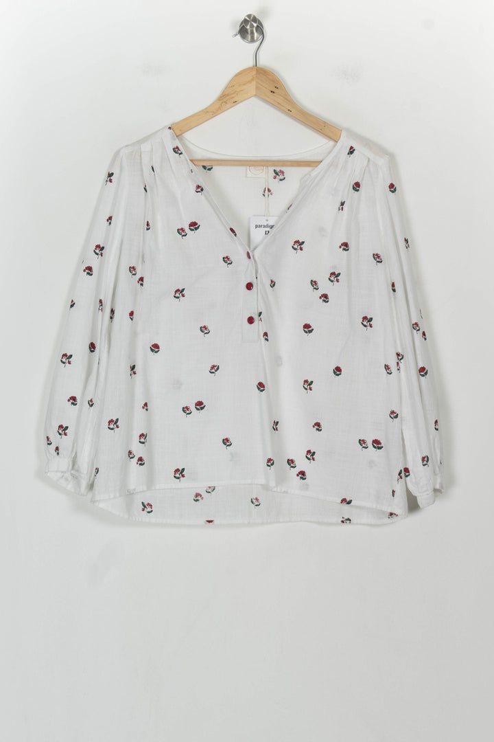 Blouse Blanche - Taille M/38 de la marque Des petits hauts | PARAD113757 - Vendu par Paradigme - Image 2