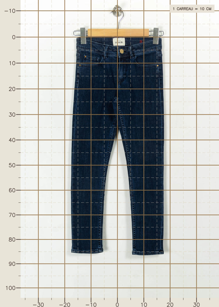 Jean Slim Bleu - Taille XXS/32 de la marque Sézane | PARAD113758 - Vendu par Paradigme - Image 4
