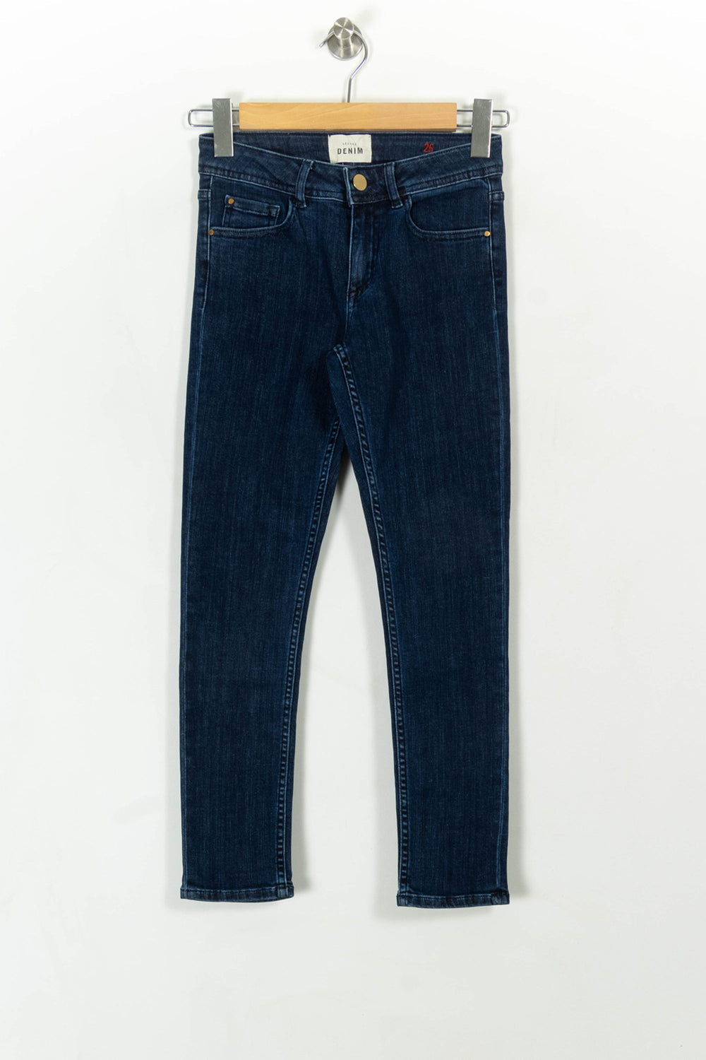 Jean Slim Bleu - Taille XXS/32 de la marque Sézane | PARAD113758 - Vendu par Paradigme - Image 2