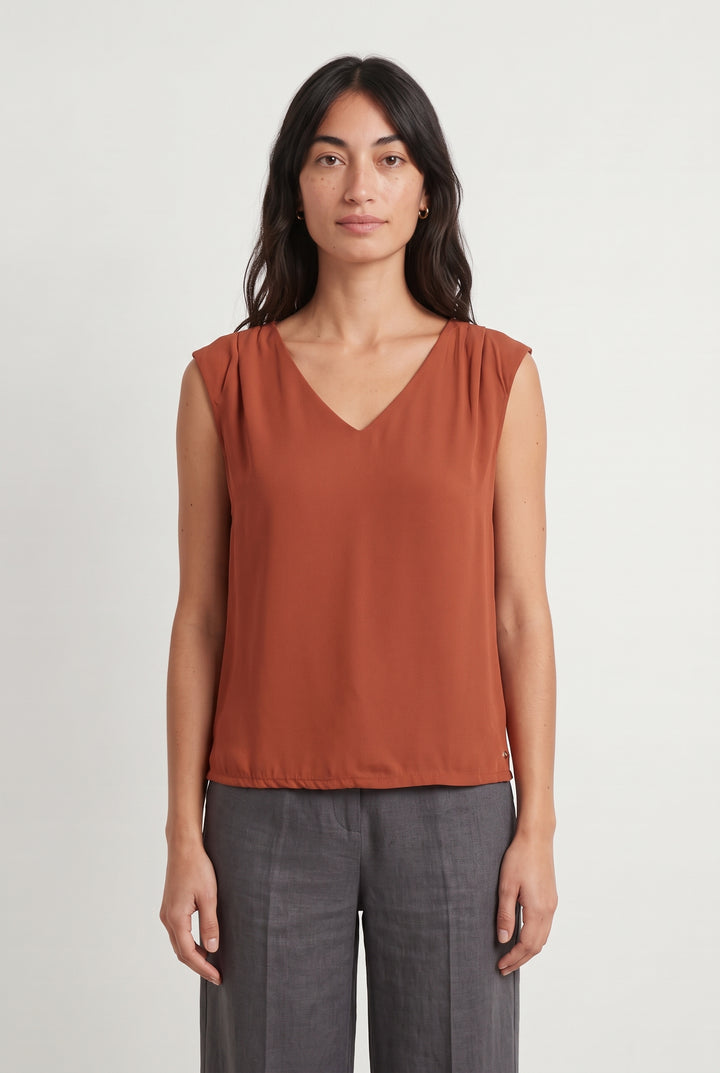 Débardeur Orange - Taille S/36 de la marque Maison 123 | PARAD113761 - Vendu par Paradigme - Image 1