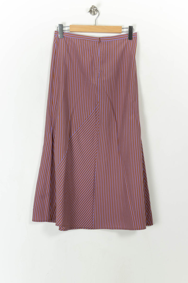 Jupe Longue Violette et Rouge - Taille L/40 de la marque Sessùn | PARAD113769 - Vendu par Paradigme - Image 5