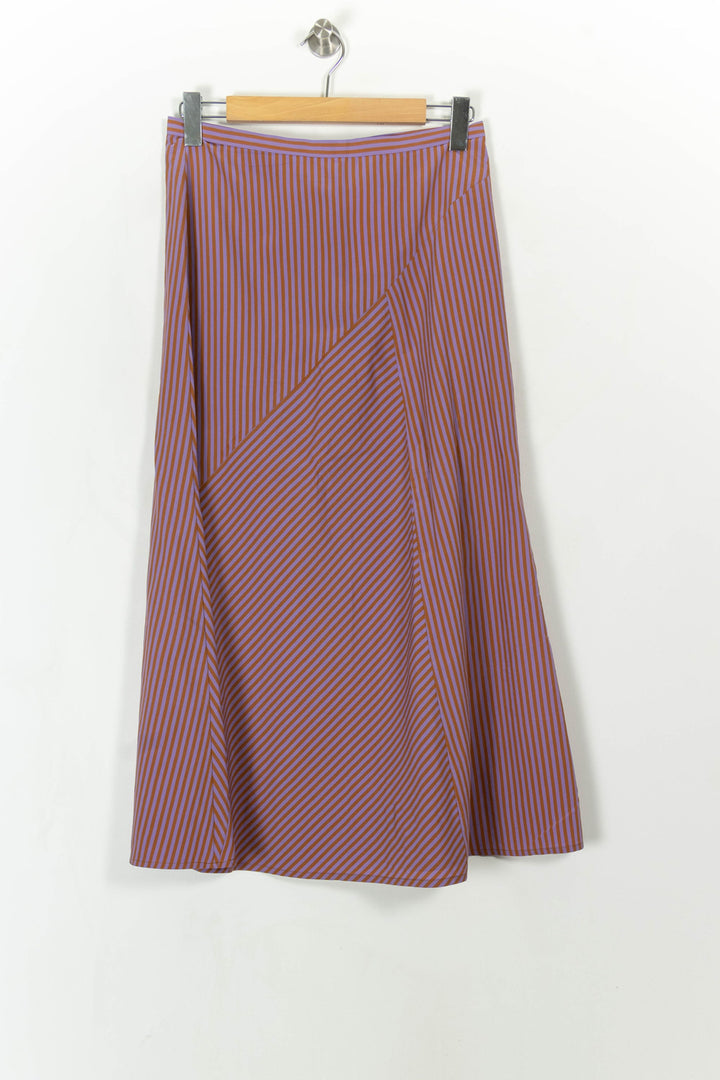 Jupe Longue Violette et Rouge - Taille L/40 de la marque Sessùn | PARAD113769 - Vendu par Paradigme - Image 2