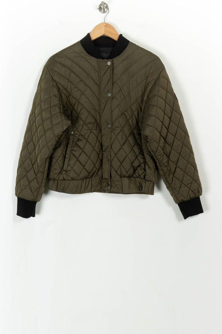 Blouson Matelassé Vert - Taille L/40 de la marque IKKS | PARAD113771 - Vendu par Paradigme - Image 2