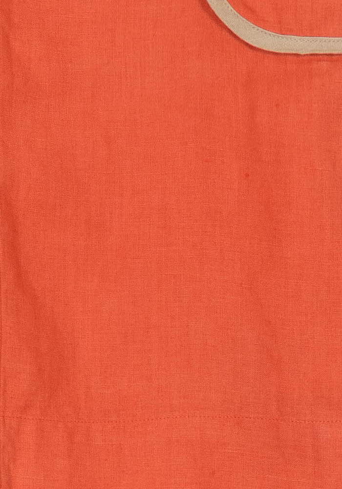 Jupe Droite Orange et Beige - Taille M/38 de la marque Caroll | PARAD113773 - Vendu par Paradigme - Image 3