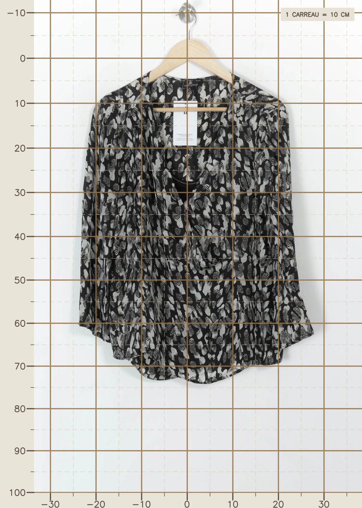 Blouse Noire et Blanche - Taille XL/42 de la marque One Step | PARAD113774 - Vendu par Paradigme - Image 4