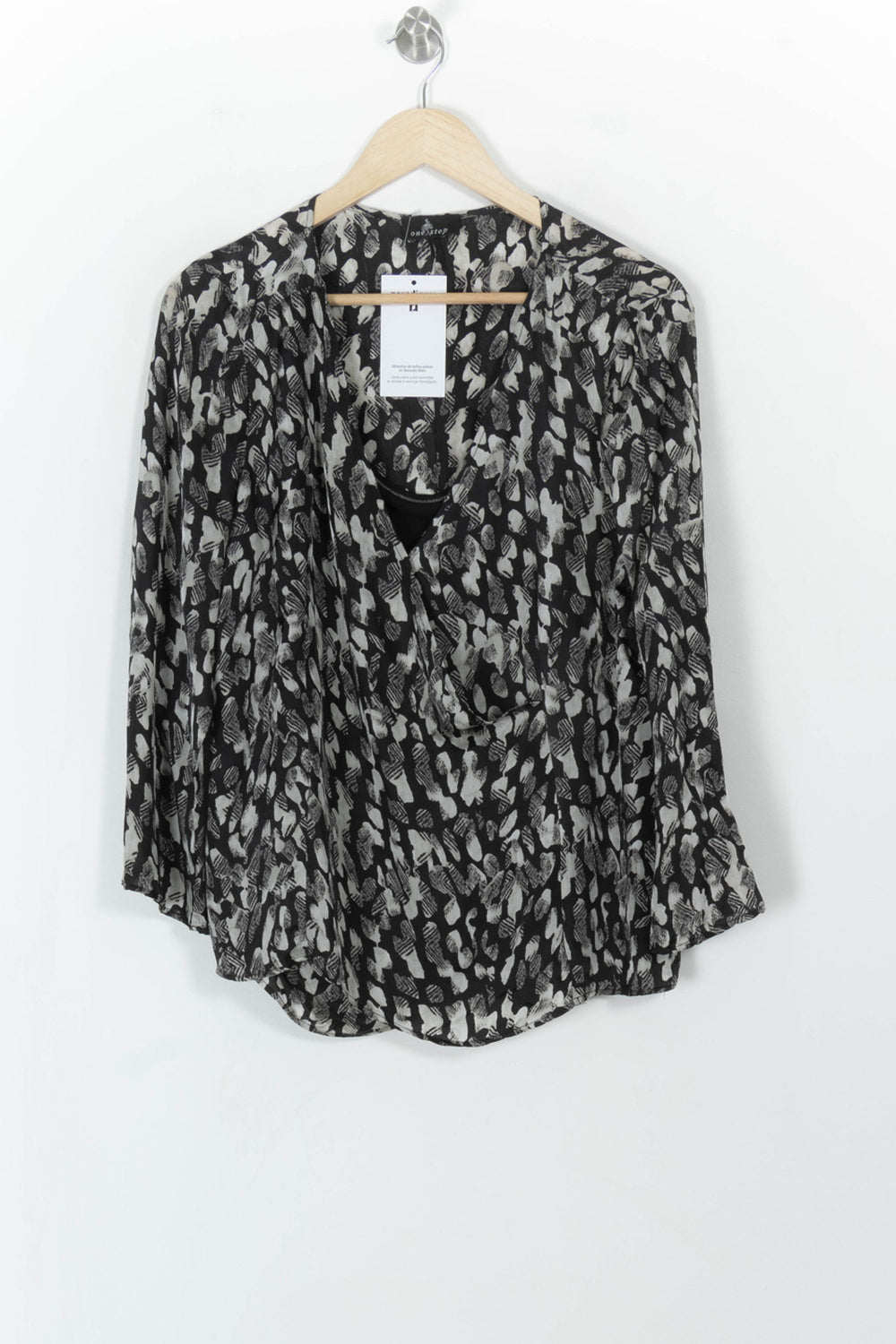 Blouse Noire et Blanche - Taille XL/42 de la marque One Step | PARAD113774 - Vendu par Paradigme - Image 2