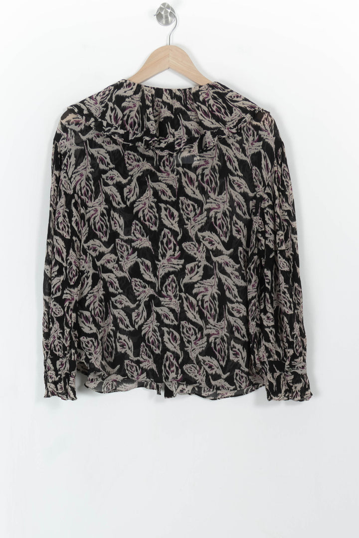 Blouse Noire et Beige - Taille S/36 de la marque ba&sh | PARAD113775 - Vendu par Paradigme - Image 5