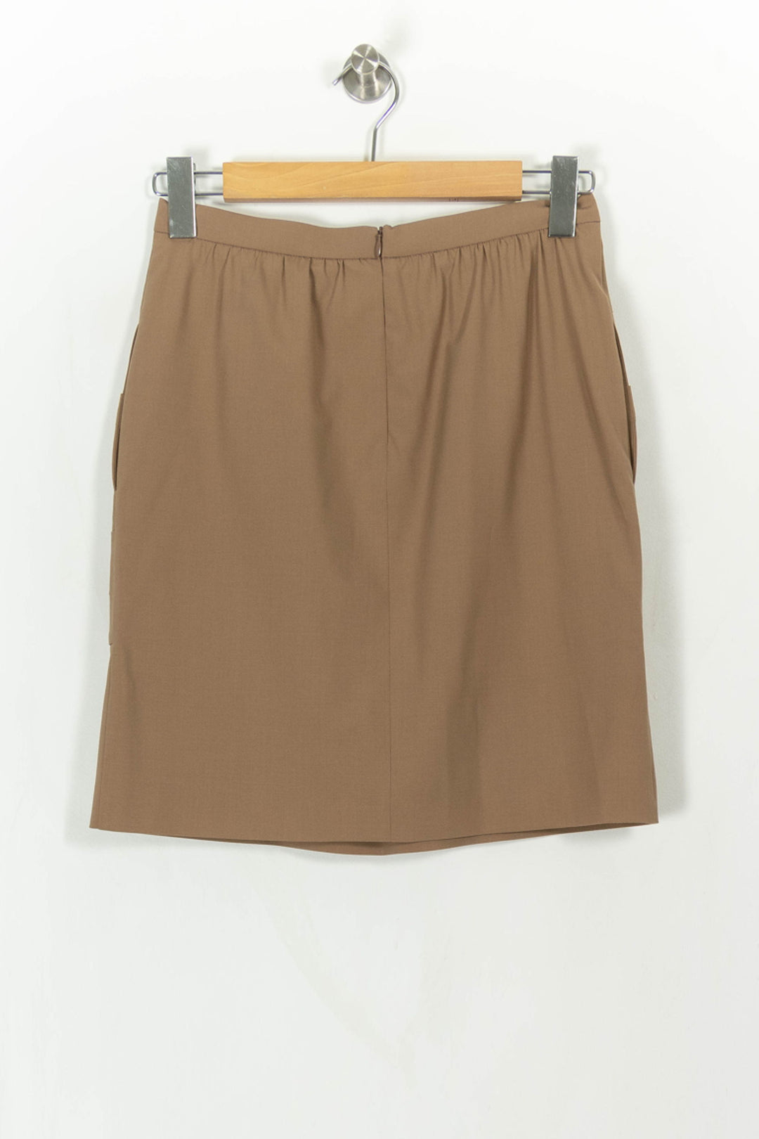 Jupe Cargo Marron - Taille S/36 de la marque Max Mara | PARAD113777 - Vendu par Paradigme - Image 5