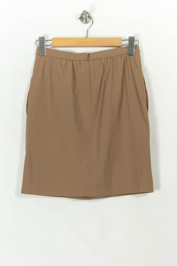 Jupe Cargo Marron - Taille S/36 de la marque Max Mara | PARAD113777 - Vendu par Paradigme - Image 5