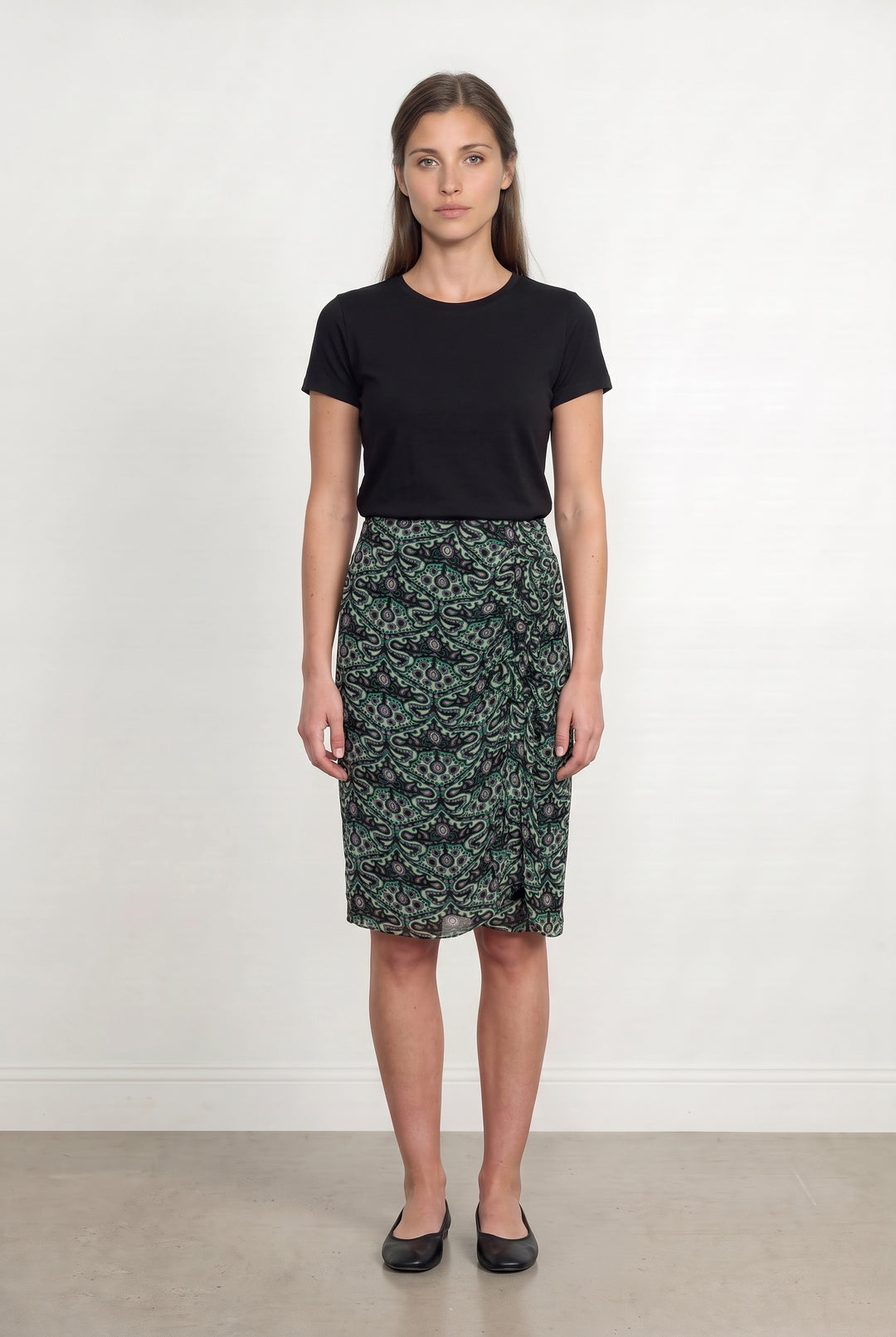 Jupe Midi Multicolore - Taille S/36 de la marque ba&sh | PARAD113778 - Vendu par Paradigme - Image 1