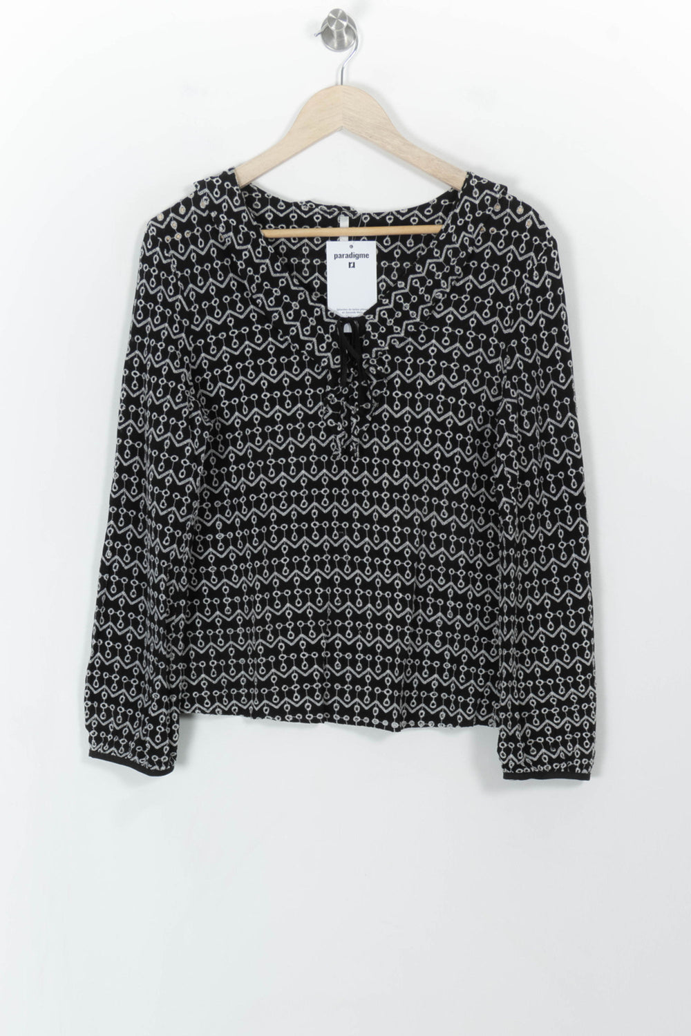 Blouse Noire et Blanche - Taille M/38 de la marque I.Code | PARAD113782 - Vendu par Paradigme - Image 2