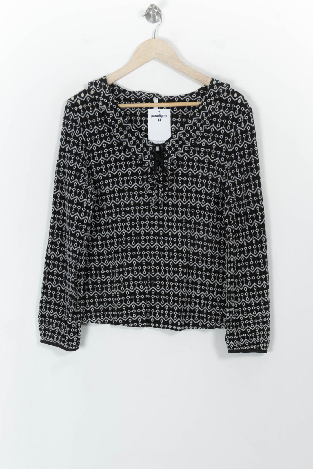 Blouse Noire et Blanche - Taille M/38 de la marque I.Code | PARAD113782 - Vendu par Paradigme - Image 2