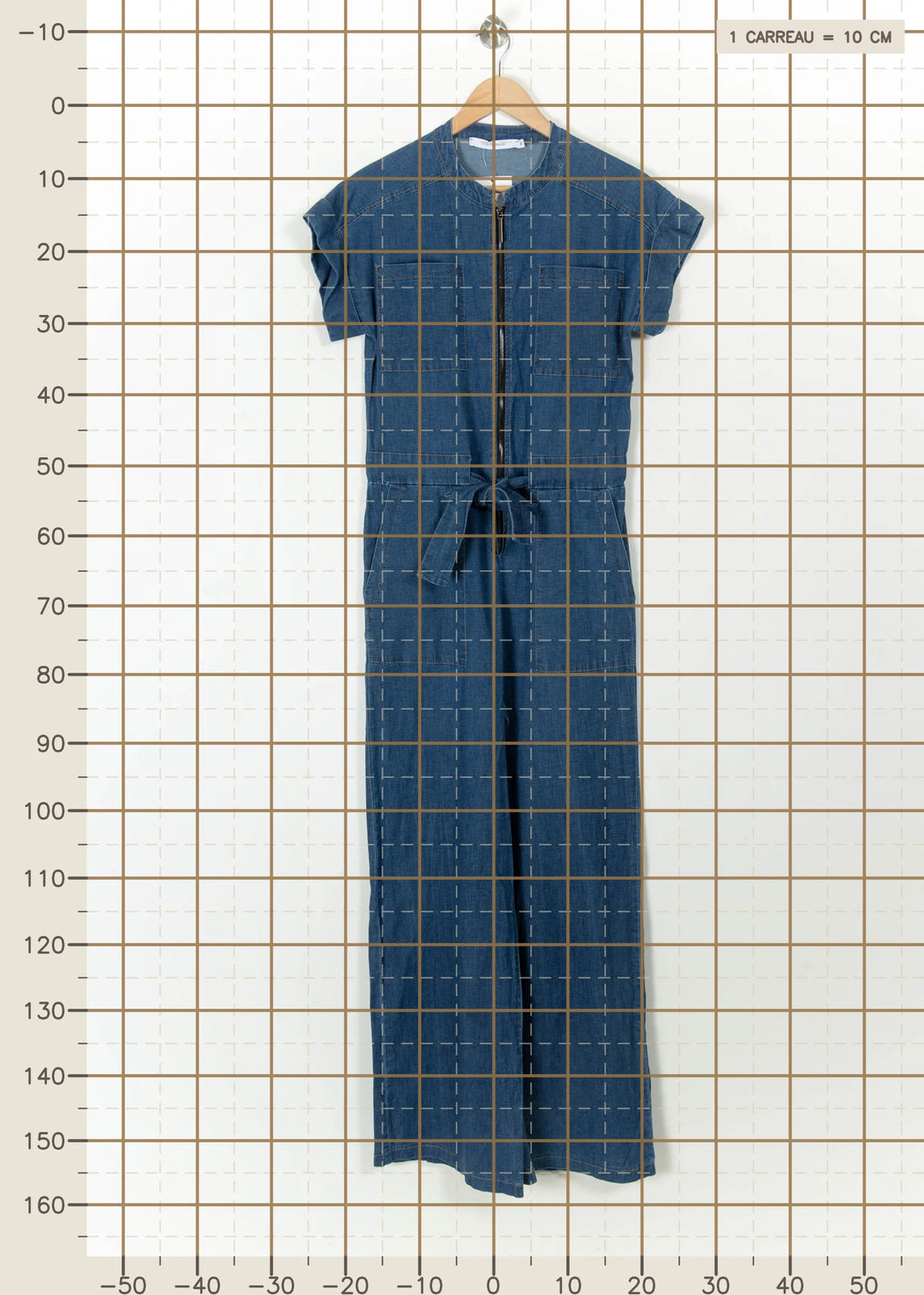 Combinaison Bleue - Taille S/36 de la marque La Fée Maraboutée | PARAD113790 - Vendu par Paradigme - Image 4