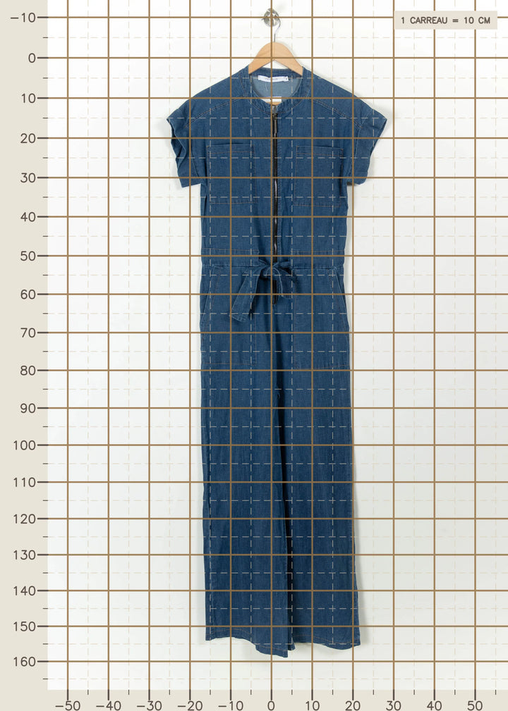 Combinaison Bleue - Taille S/36 de la marque La Fée Maraboutée | PARAD113790 - Vendu par Paradigme - Image 4
