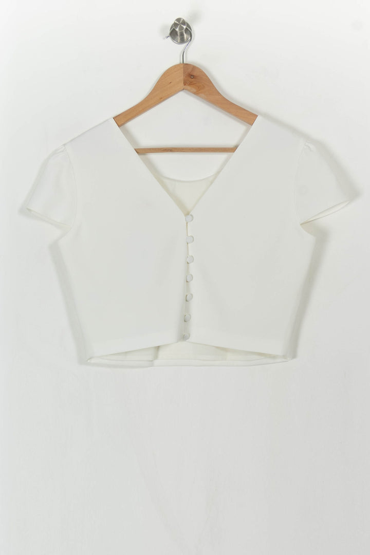 Top Blanc - Taille XL/42 de la marque Maison Lemoine | PARAD113791 - Vendu par Paradigme - Image 5