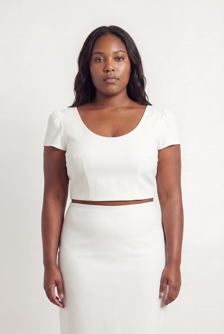 Top Blanc - Taille XL/42 de la marque Maison Lemoine | PARAD113791 - Vendu par Paradigme - Image 1