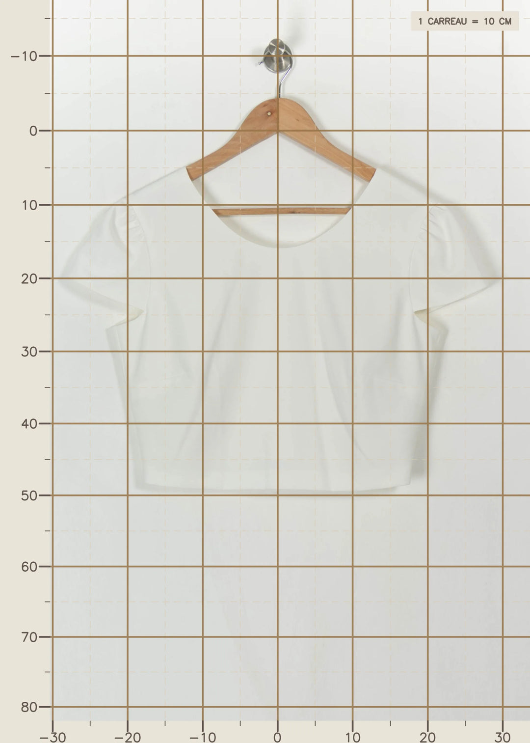 Top Blanc - Taille XL/42 de la marque Maison Lemoine | PARAD113791 - Vendu par Paradigme - Image 4