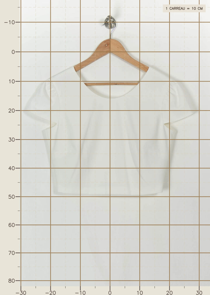 Top Blanc - Taille XL/42 de la marque Maison Lemoine | PARAD113791 - Vendu par Paradigme - Image 4