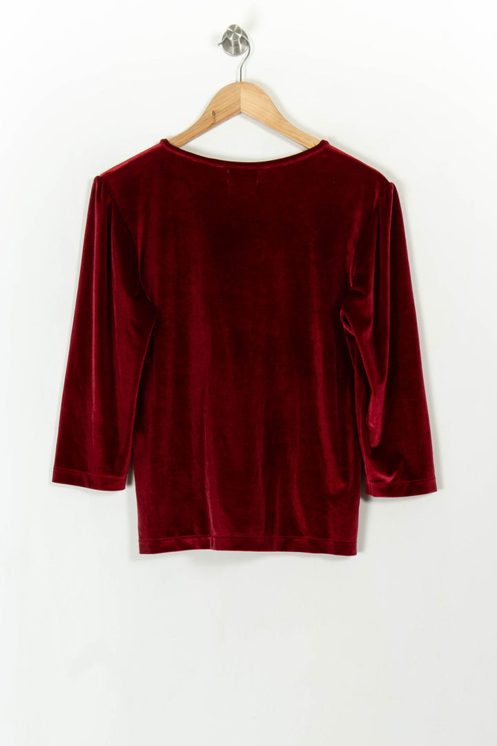 Top Rouge - Taille L/40 de la marque Maison 123 | PARAD113792 - Vendu par Paradigme - Image 5