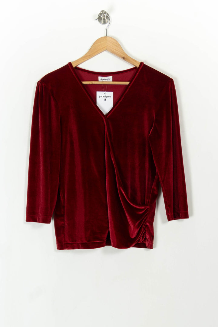 Top Rouge - Taille L/40 de la marque Maison 123 | PARAD113792 - Vendu par Paradigme - Image 2