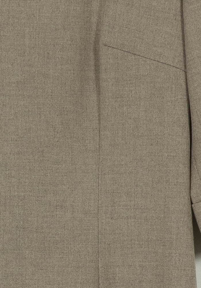 Robe Droite Beige - Taille L/40 de la marque Caroll | PARAD113793 - Vendu par Paradigme - Image 3
