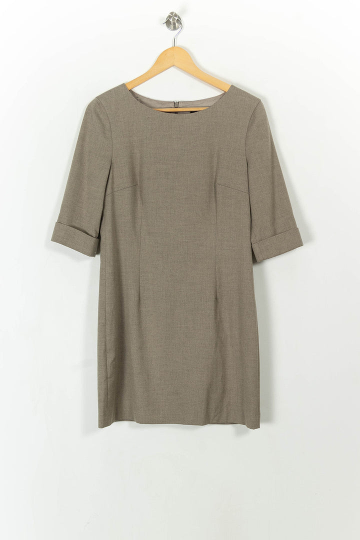 Robe Droite Beige - Taille L/40 de la marque Caroll | PARAD113793 - Vendu par Paradigme - Image 2