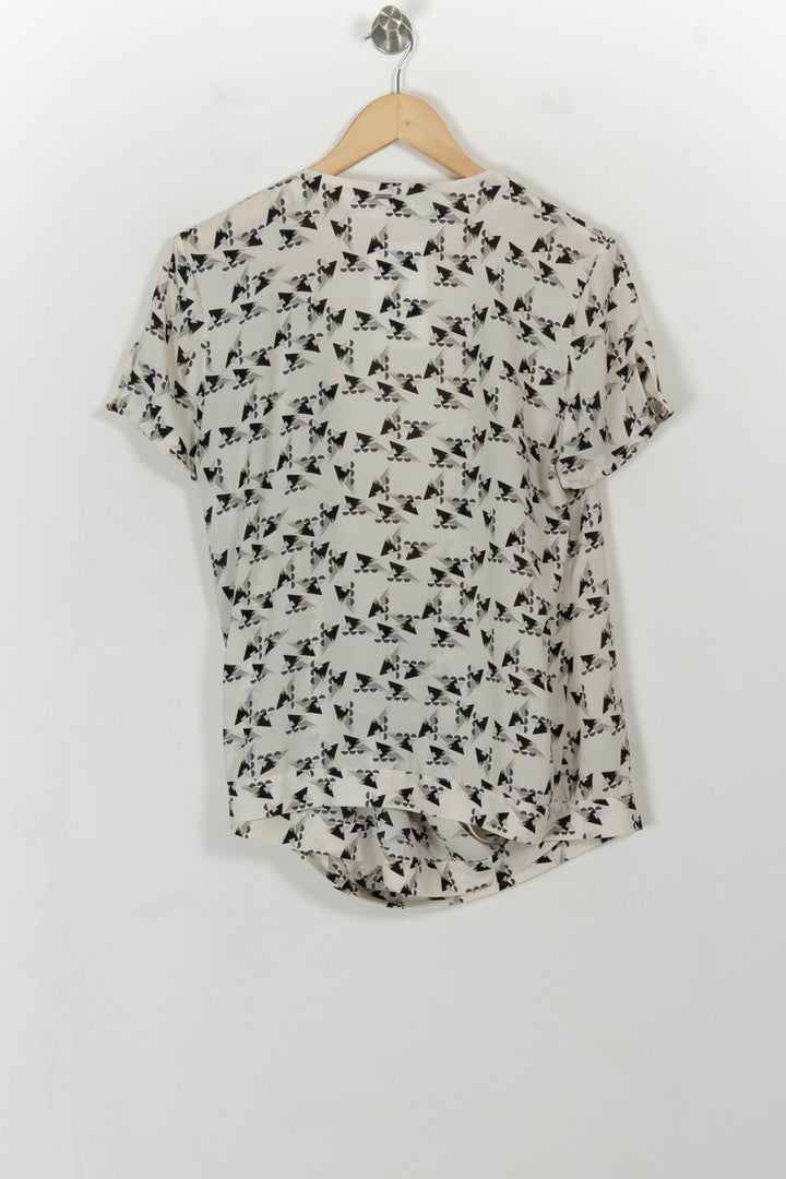 Blouse Beige et Noire - Taille L/40 de la marque IKKS | PARAD113796 - Vendu par Paradigme - Image 5