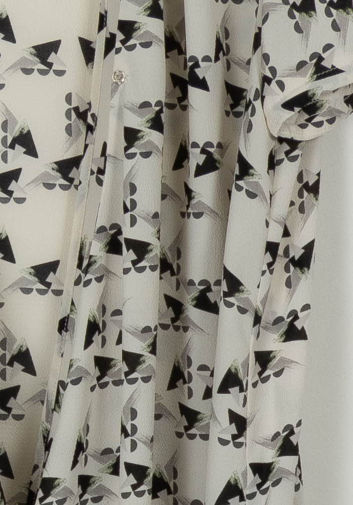 Blouse Beige et Noire - Taille L/40 de la marque IKKS | PARAD113796 - Vendu par Paradigme - Image 3