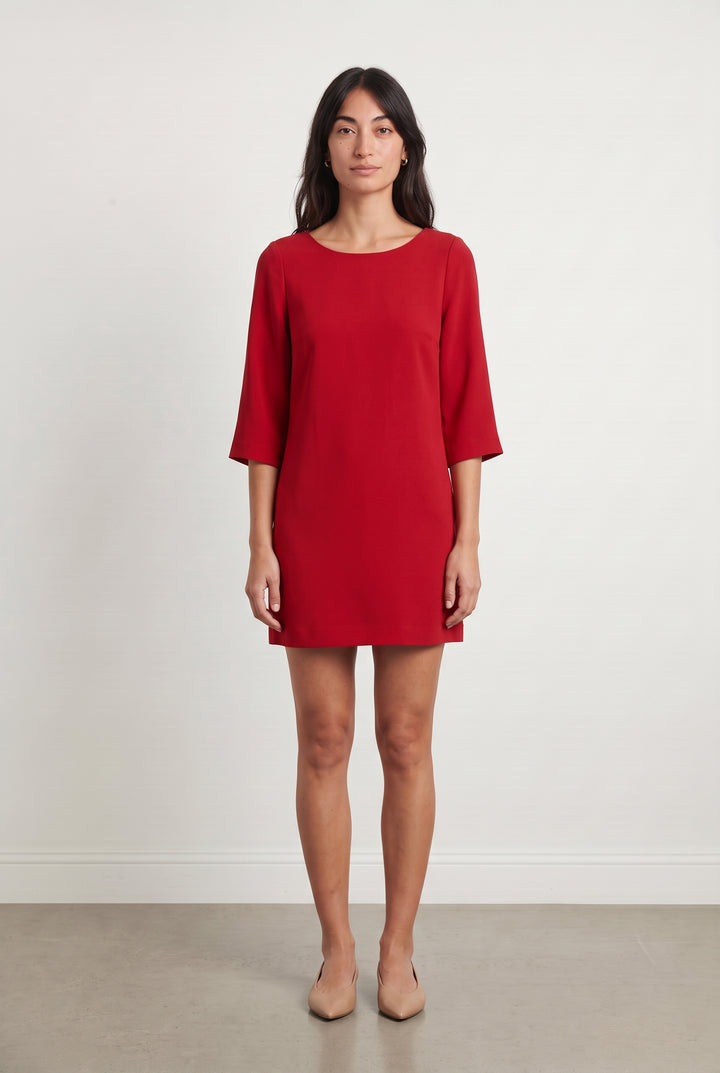Robe Droite Rouge - Taille S/36 de la marque Claudie Pierlot | PARAD113799 - Vendu par Paradigme - Image 1