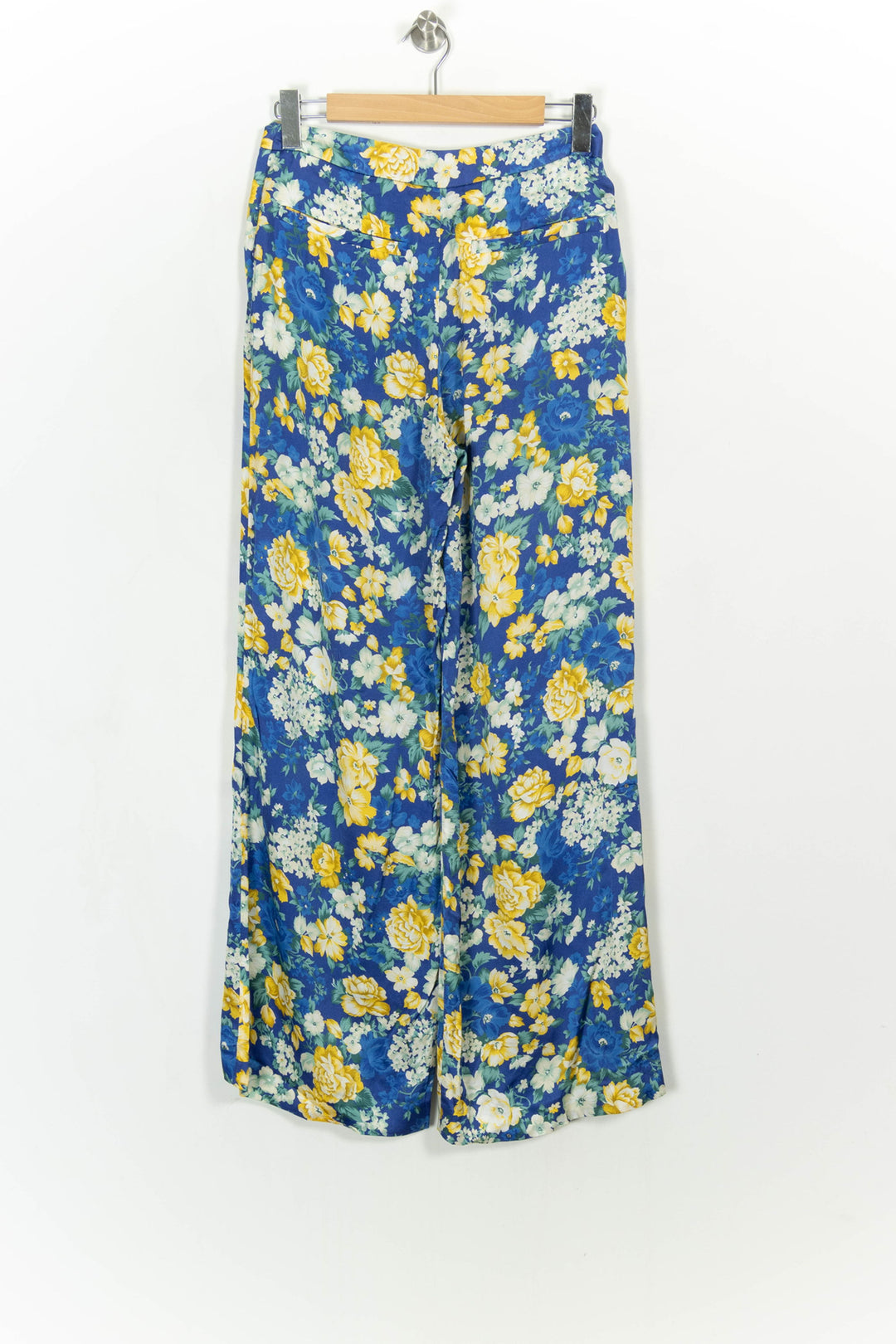 Pantalon Large Bleu et Jaune - Taille L/40 de la marque Claudie Pierlot | PARAD113801 - Vendu par Paradigme - Image 5