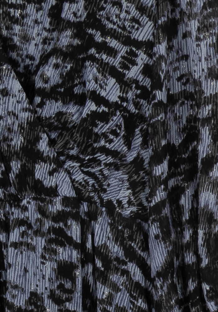 Robe Longue Violette et Noire - Taille M/38 de la marque Kookai | PARAD113803 - Vendu par Paradigme - Image 3