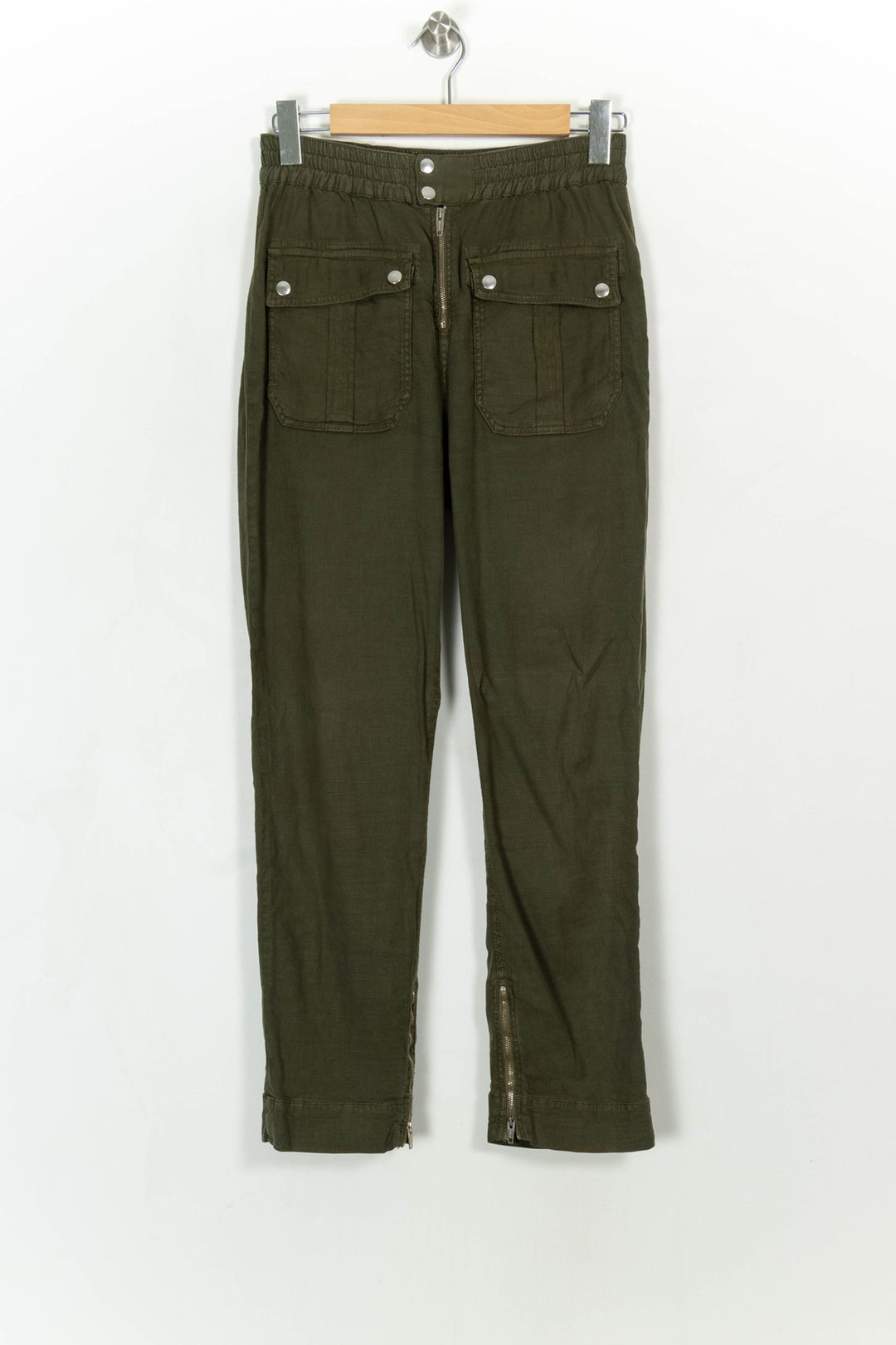 Pantalon Cargo Vert - Taille S/36 de la marque The Kooples | PARAD113805 - Vendu par Paradigme - Image 2