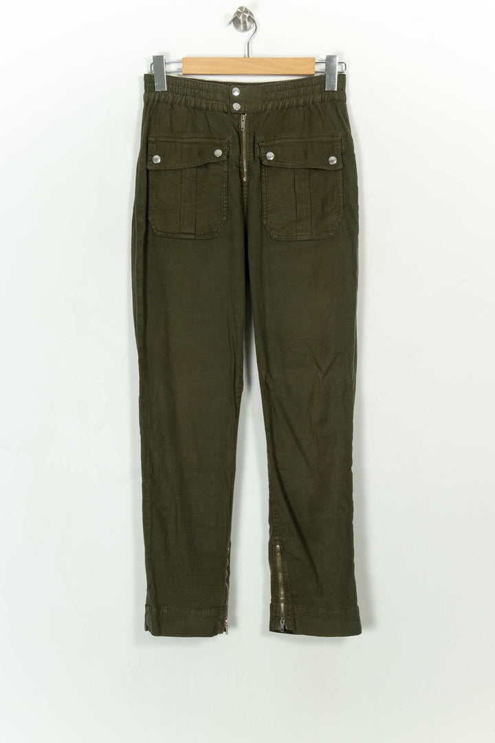 Pantalon Cargo Vert - Taille S/36 de la marque The Kooples | PARAD113805 - Vendu par Paradigme - Image 2
