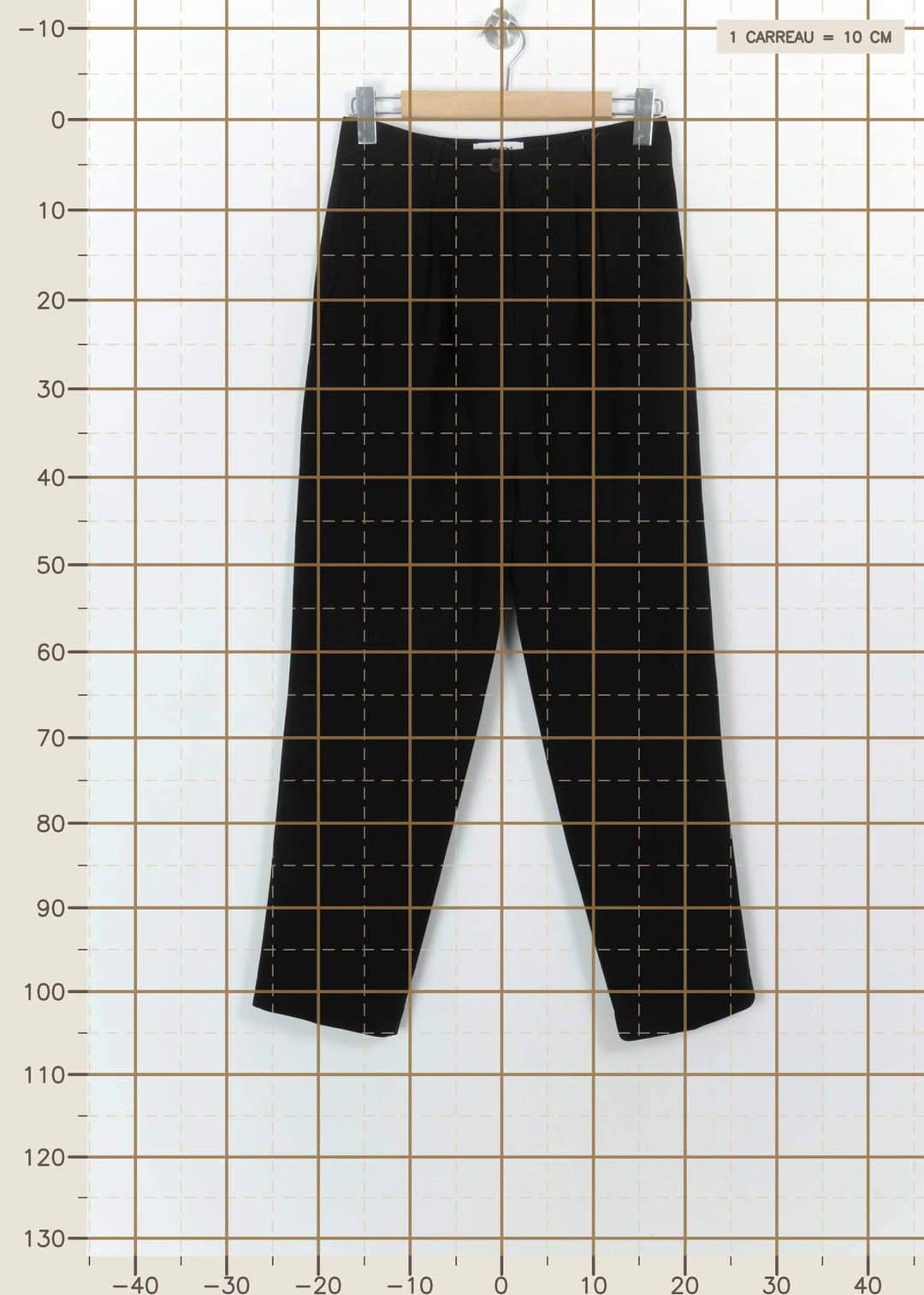 Pantalon Noir - Taille L/40 de la marque Sud express | PARAD113807 - Vendu par Paradigme - Image 4