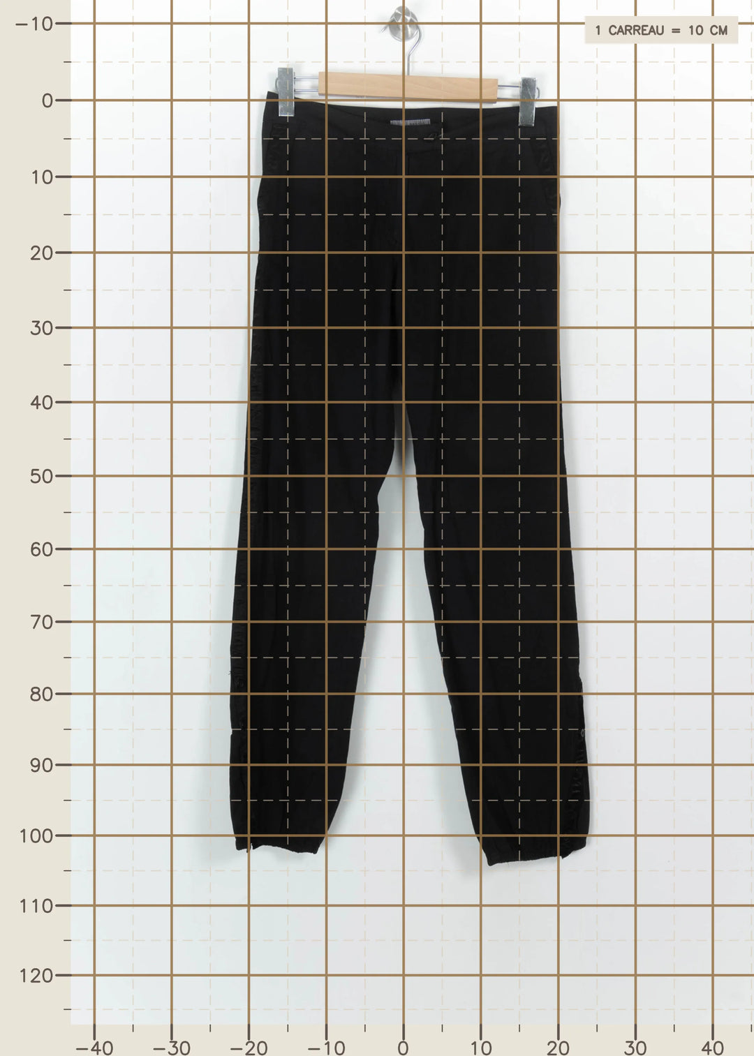 Pantalon Noir - Taille L/40 de la marque Sessùn | PARAD113810 - Vendu par Paradigme - Image 4