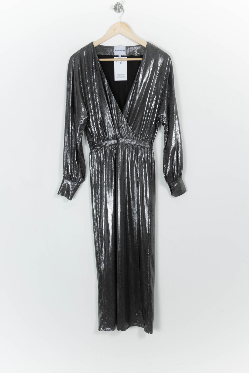 Robe Longue Argentée - Taille S/36 de la marque Modetrotter | PARAD113814 - Vendu par Paradigme - Image 2