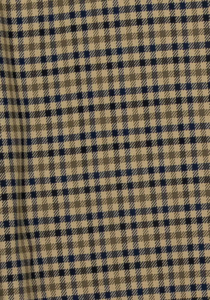 Pantalon À Carreaux Beige et Bleu - Taille S/36 de la marque Closed | PARAD113815 - Vendu par Paradigme - Image 3