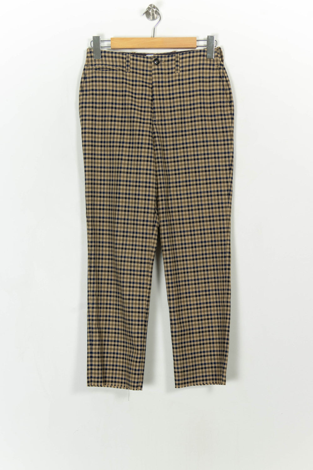 Pantalon À Carreaux Beige et Bleu - Taille S/36 de la marque Closed | PARAD113815 - Vendu par Paradigme - Image 2