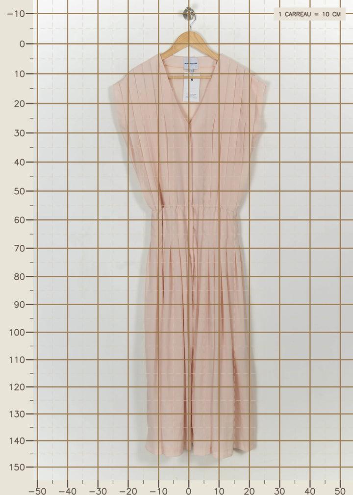 Robe Plissée Rose - Taille S/36 de la marque Modetrotter | PARAD113816 - Vendu par Paradigme - Image 4
